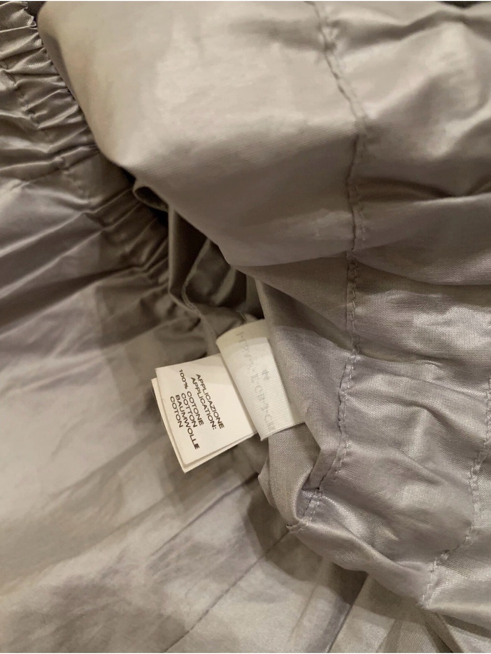 Brunello Cucinelli Windbreaker Hoodie Full Zip Jacket Cotton Silk Rain Grey 44 - Picture 7 of 11